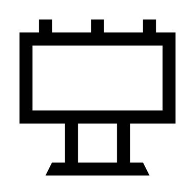 Kopyalama alanı olan kalkan, basitçe vektör illüstrasyonu 