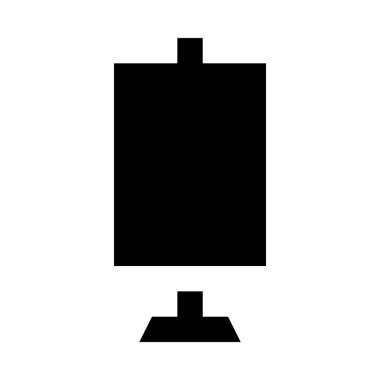 kalkan simgesi, basitçe vektör illüstrasyonu 