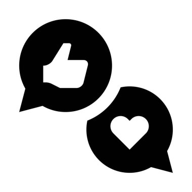 Simge gibi, basit vektör illüstrasyonu 