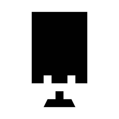 kalkan simgesi, basitçe vektör illüstrasyonu 