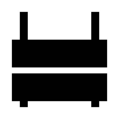 Reklam panosu, basit vektör illüstrasyonu 