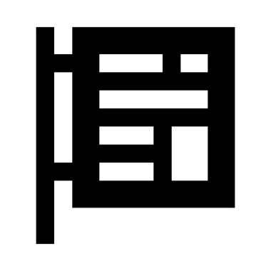 reklam, tabela, basit vektör illüstrasyonu  