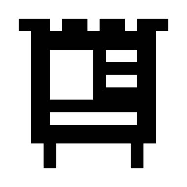 reklam, tabela, basit vektör illüstrasyonu  