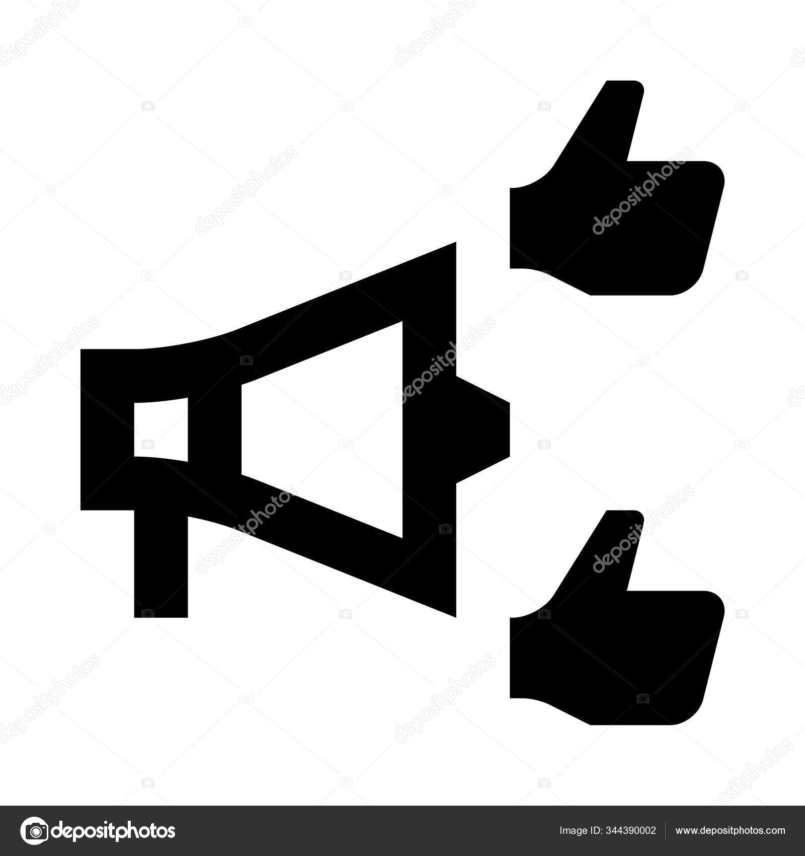 Ícone Alto Falante Simplesmente Ilustração Vetorial imagem vetorial de