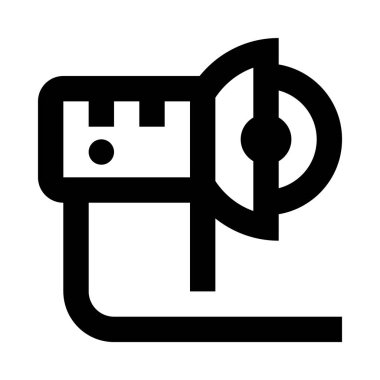 onarım araçları, kesme testeresi, öğütücü, basit vektör illüstrasyonu 