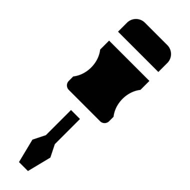 onarım araçları, tornavida, basit vektör illüstrasyonu 