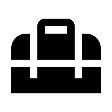 tamir araçları, araç kutusu simgesi basitçe vektör illüstrasyonu 