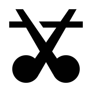 Dikiş, dikiş, iplik, makas, kesme, basitçe vektör illüstrasyonu 