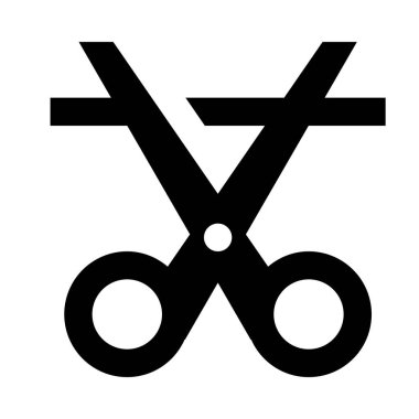 Dikiş, dikiş, iplik, makas, kesme, basitçe vektör illüstrasyonu 