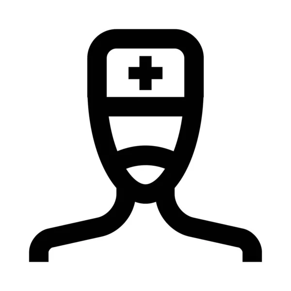 Іконка Лікаря Аватаря Просто Векторна Ілюстрація — стоковий вектор