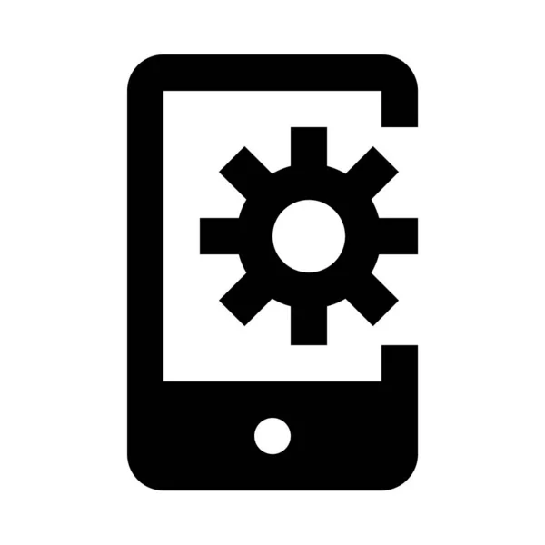 Personalizzazione Smartphone Illustrazione Vettoriale — Vettoriale Stock