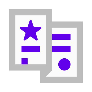 Reklam, reklam, reklam, reklam, broşür, kitapçık, basit metin simgesi, vektör illüstrasyonu