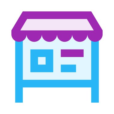 Reklam, reklam, tabela, imza, reklam, metin basit simgesi, vektör illüstrasyonu