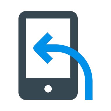 aygıtlar, mobil, akıllı telefon, yükleme, giriş, ok basit simgesi, vektör illüstrasyonu