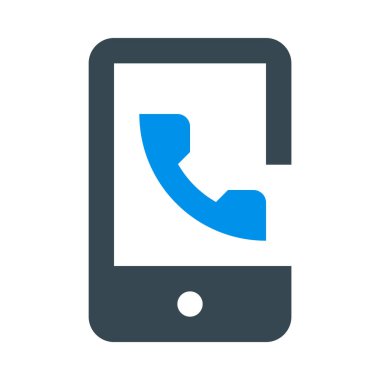 aygıtlar, cep telefonu, akıllı telefon, telefon, çağrı, cep telefonu basit simgesi, vektör illüstrasyonu