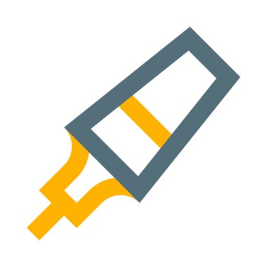 Keçeli kalem, keçeli kalem, minimalist vektör çizimi