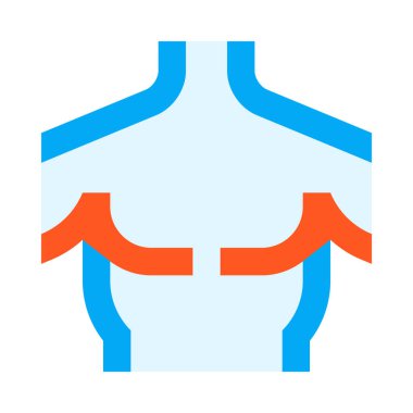 Adamım, vücut simgesi, vektör minimalist illüstrasyon