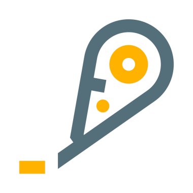 ofis kırtasiyesi, teyp düzeltici, teyp kopyalama basit simgesi, vektör illüstrasyonu