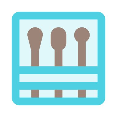 Dikiş, dikiş, iğne, basit simge, vektör illüstrasyonu 