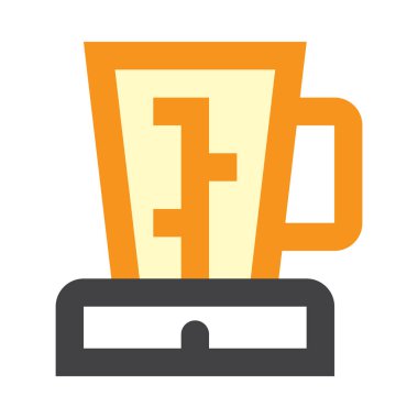 Blender, karıştırıcı, basit simge, vektör illüstrasyonu