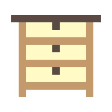 Klozet, basit simge, vektör illüstrasyonu