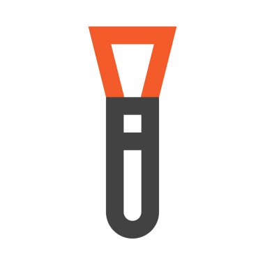 El feneri, basit simge, vektör illüstrasyonu