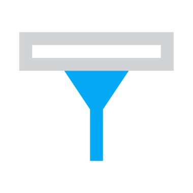 Beyaz üzerine minimalist vektör illüstrasyonu