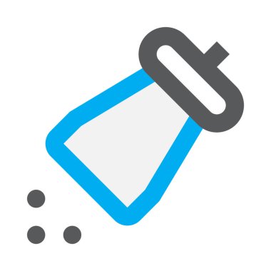 Biber kabı, beyaz üzerine minimalist vektör illüstrasyonu