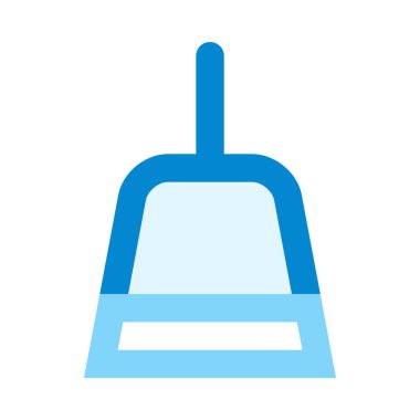 temizlik kepçesi, vektör minimalist illüstrasyon