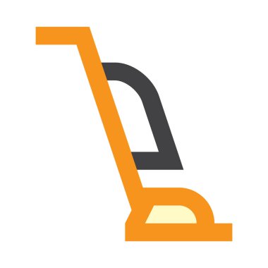 Elektrik süpürgesi, vektör minimalistik illüstrasyon