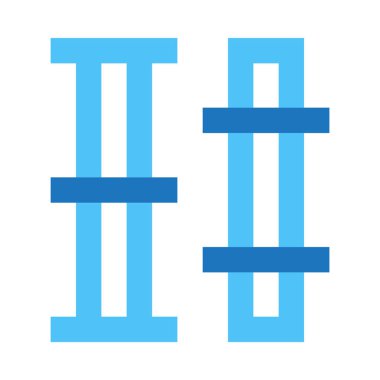 su boruları, minimalist vektör çizimi