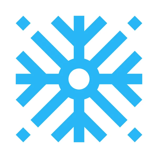 Logo Flocons Neige Illustration Vectorielle Minimaliste — Image vectorielle