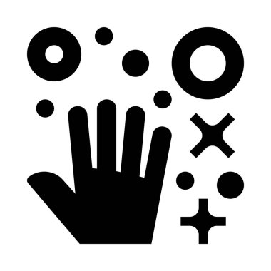 El yıkama ve dezenfeksiyon, basitçe vektör çizimi 