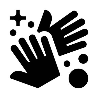 El yıkama, basitçe vektör çizimi 