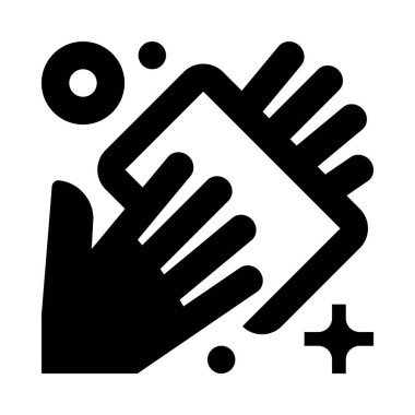 Elleri sabunla yıkamak, basitçe vektör çizimi 