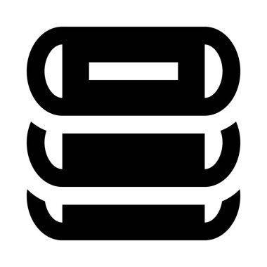 Tıbbi yüz maskeleri, basitçe vektör çizimi 