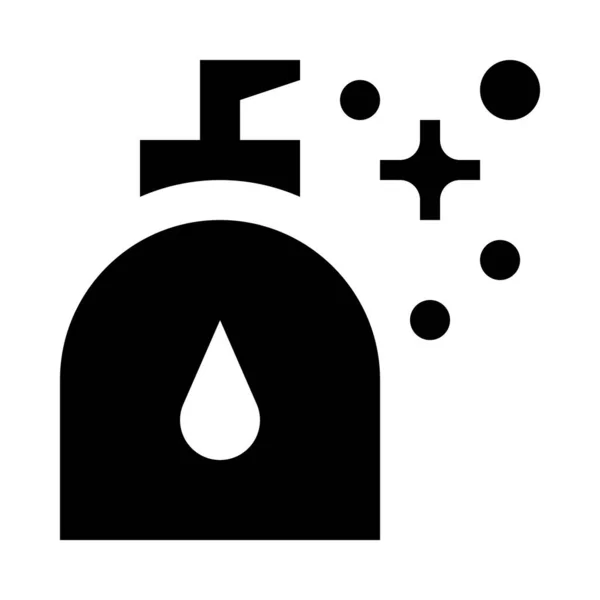 Antiseptisches Symbol Einfach Vektorillustration — Stockvektor