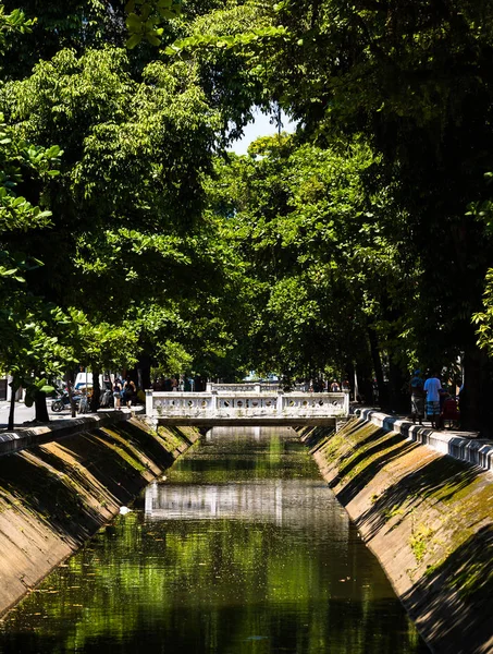 Canal 3, Santos, Brasil — Foto de Stock