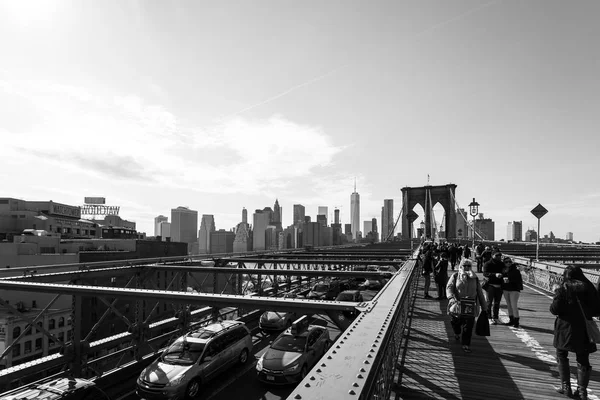 Brooklyn Bridge, New Yor, Stati Uniti — Foto Stock