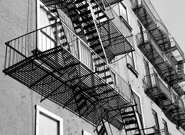 Yangın merdiveni, New York — Stok fotoğraf