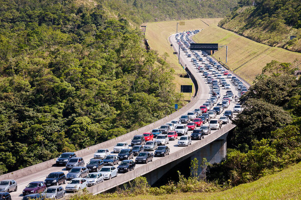 Imigrantes Highway, Sao Paulo, Brazil