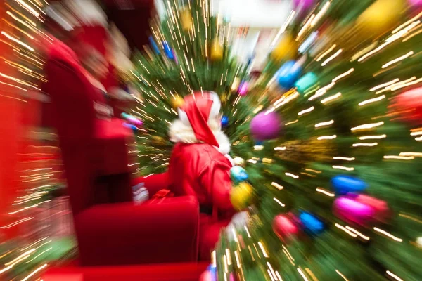 Santa Claus blurred — Stock Photo, Image