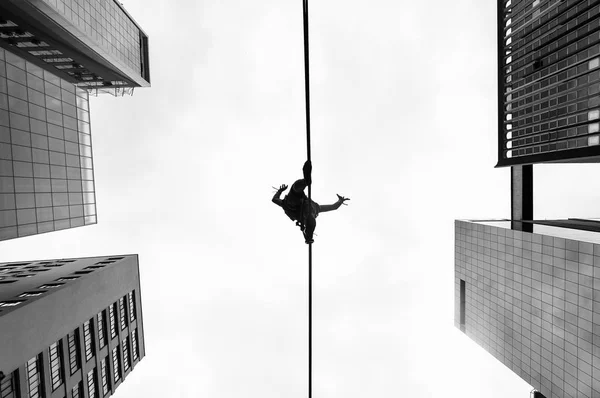 Slackline, sao paulo, brasilien — Stockfoto