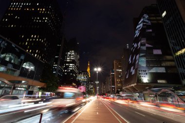 Paulista Avenue on a Friday night when everyone leaves their job