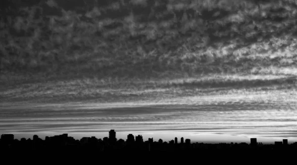 Skyline Von Sao Paulo Schwarz Weiß — Stockfoto