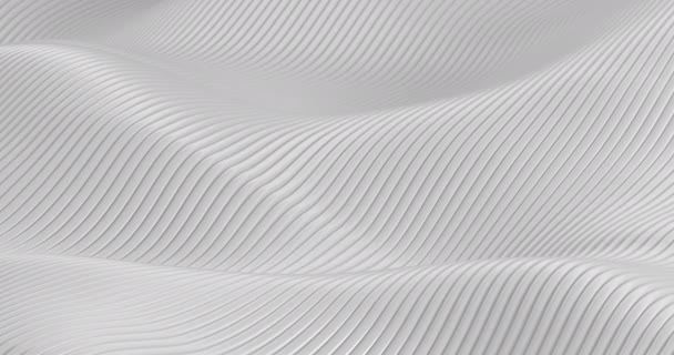 Saubere weiße graue nahtlose Schleife Hintergrund — Stockvideo