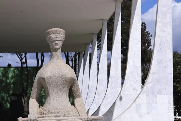 Brasilia, Brezilya - 18 Temmuz 2015: Yüksek Federal Mahkemesi.