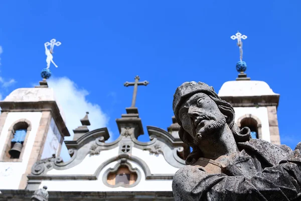 Prophet Aleijadinho Ezekiel Bom Jesus Matosinhos Church Stock Picture