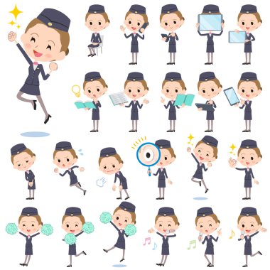 Kabin görevlisi siyah kadın 2