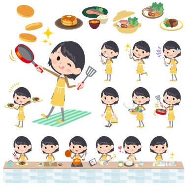 Aşçılık Okulu Kız kahverengi ceket